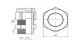 Kabeļu blīvslēgs M20 (6 - 12mm), poliamīds, M270020 Schrack Technik alt_view_2