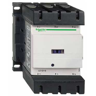 Contactor, TeSys Deca, 3P(3NO), AC-3/AC-3e, <=440V, 115A, 24V AC 50/60Hz coil, screw clamp terminals