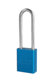 S1107BLU | Anodized Aluminium Padlocks - American Lock - Keyed Different - 6 Pins locking mechanism main
