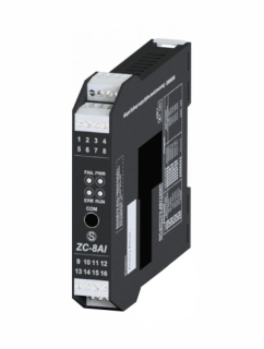 ZC-8AI; 8 CH AI module / CANOPEN; din rail mounting ZC8AI Seneca main