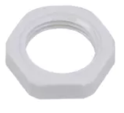 Nut; G3/8"; polyamide; light grey; -20÷90°C main