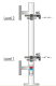 NIVOFLIP MAK–200-0 type magnetic level switch, bi-stable reed-switch NO , M12x1 connector alt_view_3