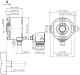 DFS60B-TGAA01024 INCREMENTAL ENCODER Through hollow shaft 14mm, ppr 1024, 5V TTL / RS-422, M23 12-pin connector alt_view_2