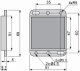 Фотоэлектрический датчик, accessory for sensor, reflector, 50 x 50 mm, XUZC50 alt_view_5