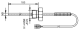 Temperature sensor with a thread, PT100, 6 x 100mm, cable 3m, -50….250ºC, 2000.00.581 Pixsys alt_view_3