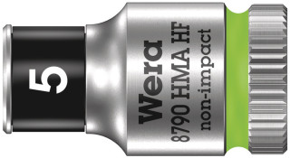 8790 HMA HF Zyklop socket with 1/4" drive with holding function, 5 x 23 mm, 05003719001 Wera main