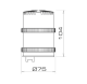TWS A MI IP54 V12/48 DCAC, 7 cm, 27718 Sirena alt_view_2