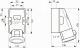 Розетка настенная, 3P+N+E, 6h, 415V, 16A, IP44, 83109 Schneider Electric alt_view_3