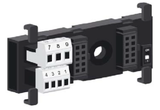 Z-PC-DINAL2-17.5 DIN rail bus system head terminal + 2 slots 17.5 mm, Z-PC-DINAL2-17.5 Seneca
