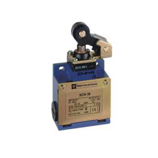 Limit switch, XCKM, thermoplastic roller lever plunger, 1NC+1 NO, snap, Pg11, XCKM121 main