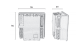 S711E6MOD LCD 96x96 Energy PLUS Power Meter,  TA1/5A-RS485 Modbus,8MB log.,1 DI 2 DO, harmonics S711E6MOD Seneca alt_view_2