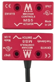 Bezkontakta drošības slēdzis MS5-21-DC-05M, 2 NO+1 NC, 5m cable, MS521DC05M Mechan Controls main