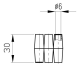 KLP-204-0 Nivocont distancers elektrodiem KLP2040M Nivelco alt_view_3