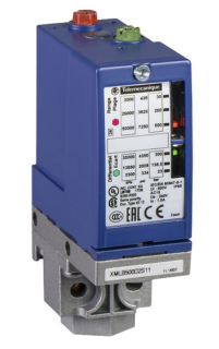 Pressure switch XMLB 500 bar - adjustable scale 2 thresholds - 1 C/O, XMLB500D2S12 main