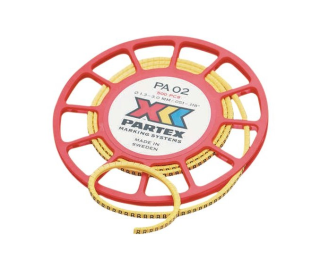 PA-02003PV40.2 - Cable Markers, '2' PA 3 mm Reel of 500 pieces, Partex main