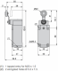 Limit switch, XCKS, thermoplastic roller lever, 1NC+1 NO, snap action, M20, XCKS131H29 alt_view_2
