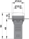 LED lamp yellow, 24 VAC/DC, 22mm, BZ501211A Schrack Technik alt_view_2