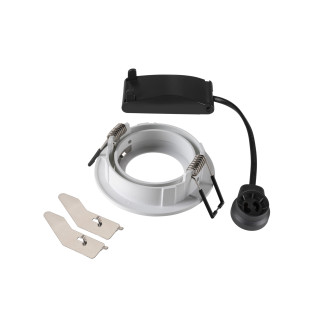 NEW TRIA 68, round, max. 10W GU10, white, LI1007368 Schrack Technik main