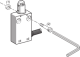 XCMH Limit Switches Miniature Plastic Steel roller plunger for traverse cam approch NC + NO Snap L1, XCMH2103L1 alt_view_5