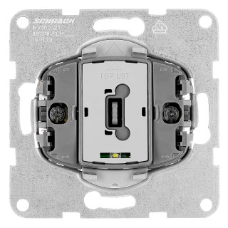 One-way switch insert, 2 pole, control light, screw clamps, EV100108 Schrack Technik