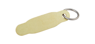 71TAG | Brass tag with ring for attaching to shackle collar (bag of 12) main