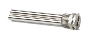 Protection pocket, 100 mm, MS63 nickel-plated, G½, PN10, 2xLW7, S55700-P142 Siemens