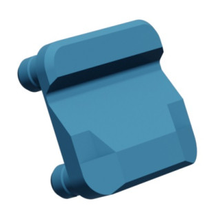 Integral hinge for connecting / stacking of HSELSZSK01, blue