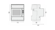 S504C-6-MOD-MID Energy Counter 1/5A 3-phase 4 wires 4 DIN-RS485 Modbus, MID certific. S504C6MODMID Seneca alt_view_2
