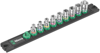Magnetic socket rail A Imperial 1 Zyklop socket set, 1/4" drive, imperial, 9 pieces, 05005420001 Wera main
