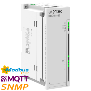 I/O Module Modbus TCP/Ethernet, 8 DO: relays (NO) 5 A at 250 VAC, cos > 0.4 or 3 A at 30 VDC main