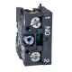Contact block, Harmony XAC, single contact, spring return, 1 speed, front mounting, screw clamp terminal, 1NO alt_view_2