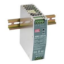 Power Supply; DIN; 156W; 24V; 6.5A; 90-264VAC; 127-370VDC, MeanWell, EDR-150-24 main