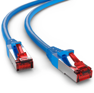 Patch kabelis; S/FTP; cat6; stranded; Cu; LSZH; blue; 3m; halogen free; 68269; 617-1152 S/FTP6-CU-030BL Goobay main