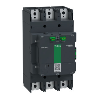 High power contactor, TeSys Giga, 3 pole (3NO), AC-3 <=440V 630A, advanced version, 200…500V wide band AC/DC coil