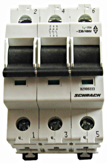 Main Load-Break Switch (Isolator) 63A, 3-pole main