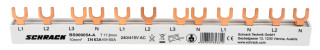 Busbar, 1xRCCB 4-pole, 1xMCB 3+N, 2xMCB 1+N, 12MW, 10mm² main