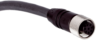 Konektors ar kabeli DOL-1208-G10MAC1, M12, 8-PIN, taisns, mamma, kabelis 10m, IP67, 6032868 Sick main