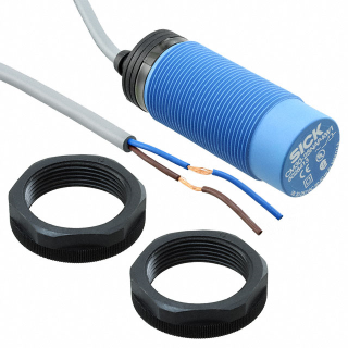CM30-25NAP-KW1 Capacitive proximity sensor M30, 250VAC Sn=25mm, 2 wire switchable NO or NC, Non-Flush, Cable 2-wire 2 m 6028413 Sick main