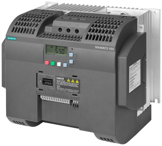 SINAMICS V20, 3 AC 380-480 V, 15,00 kW, IP20 / UL open type, FSD, 6SL3210-5BE31-5UV0, Siemens main