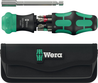 Kraftform Kompakt 28 RA with pouch, 6 pieces, 05051520001 Wera main