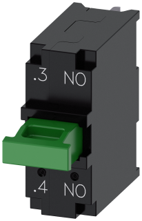 Contact module with 1 contact element, 1 NO, soldered connection, for use on ..., 3SU1400-3AA10-5BA0, Siemens main