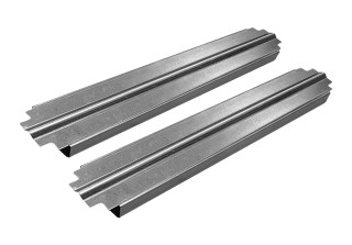 Slide-in rails for mounting plates in 600 mm deep enclosures