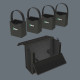 Wera 2go 2 XL Tool Container, 2 pieces, 05004357001 Wera alt_view_3