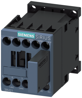 Coupling contactor relay, 4 NO, 24 V DC, S00, screw terminal, with varistor, 3RH2140-1WB40, Siemens main