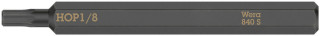 840 S Hex-Plus bits for impact screwdrivers, 1/8" x 70 mm, 05018154001 Wera main