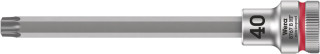 8767 B HF TORX® Zyklop bit socket with holding function, 3/8" drive, TX 40 x 107 mm, 05003069001 Wera main