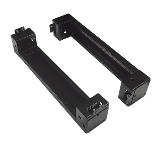 Plinth side parts (pair) D=600 H=100 mm sheet steel RAL9005