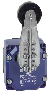 Gala slēdzis, XCR, thermoplastmasas spring return roller lever large, 2X(1NC+NO), XCRB55