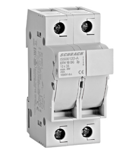 Fuse Carrier 2-pole, 20A, 1000V-DC, 10x38 for photovoltaik main