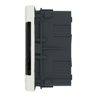 Flush Enclosure 8M Smoked door+EN TB, EZ9EUA108, Schneider-Electric